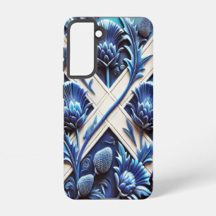 Samsung Galaxy S21 Coque Scottish Thistles Design