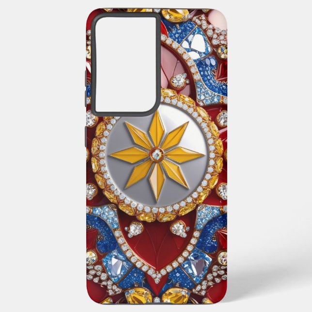 Samsung Galaxy S21 Plus Coque Bahamas Couleurs (Verso)