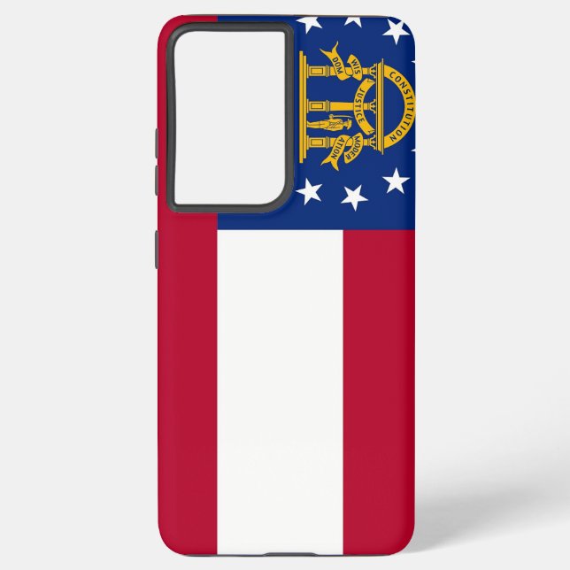 Samsung Galaxy S21 Plus Coque Drapeau de Géorgie (Verso)