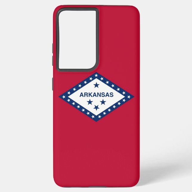 Samsung Galaxy S21 Plus Coque Drapeau de l'Arkansa (Verso)