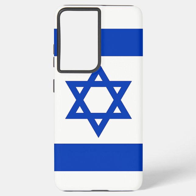 Samsung Galaxy S21 Plus drapeau Coque d'Israël (Verso)
