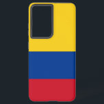 Samsung Galaxy S21 Ultra Coque avec drapeau Colomb<br><div class="desc">Transformez votre Samsung Galaxy S21 Ultra avec notre couverture téléphonique exclusive avec le drapeau de la Colombie ! Réalisée avec une attention minutieuse aux détails, cette couverture téléphonique présente fièrement le design dynamique du drapeau colombien. Le drapeau se compose de trois bandes horizontales (jaune, bleu et rouge), la bande jaune...</div>