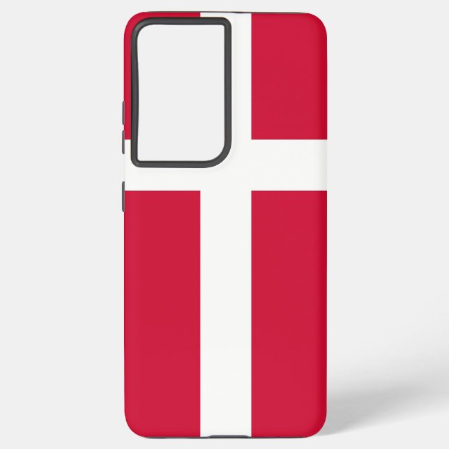 Samsung Galaxy S21 Ultra Coque avec drapeau danois (Verso)