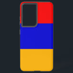 Samsung Galaxy S21 Ultra Coque avec drapeau d'Armé<br><div class="desc">Transformez votre Samsung Galaxy S21 Ultra en symbole de fierté arménienne grâce à notre couverture exclusive avec le drapeau de l'Arménie ! Réalisée avec une attention minutieuse aux détails, cette couverture présente fièrement le design emblématique du drapeau arménien. Le drapeau présente trois rayures horizontales de rouge, bleu et orange avec...</div>