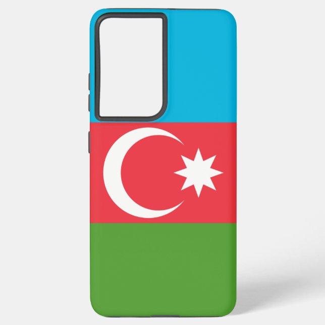 Samsung Galaxy S21 Ultra Coque avec drapeau d'Azer (Verso)
