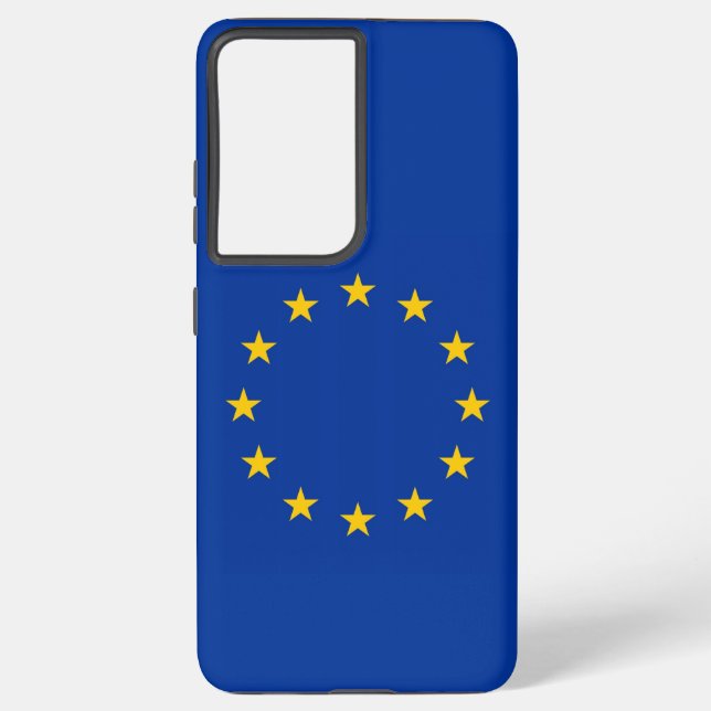 Samsung Galaxy S21 Ultra Coque avec drapeau d'Euro (Verso)