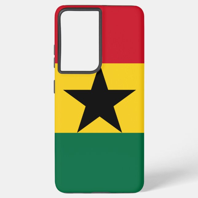 Samsung Galaxy S21 Ultra Coque avec drapeau du Gha (Verso)