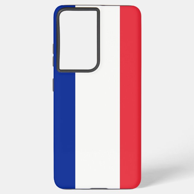 Samsung Galaxy S21 Ultra Coque avec drapeau France (Verso)