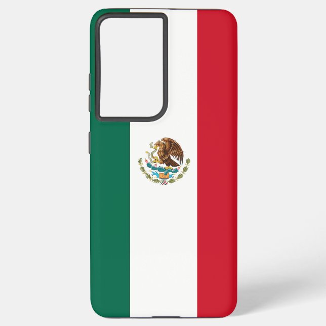 Samsung Galaxy S21 Ultra Coque avec drapeau mexica (Verso)