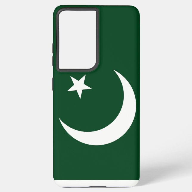 Samsung Galaxy S21 Ultra Coque avec drapeau pakist (Verso)