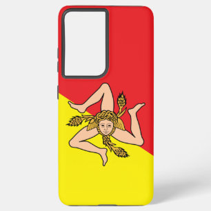 Samsung Galaxy S21 Ultra Coque avec drapeau Sicile