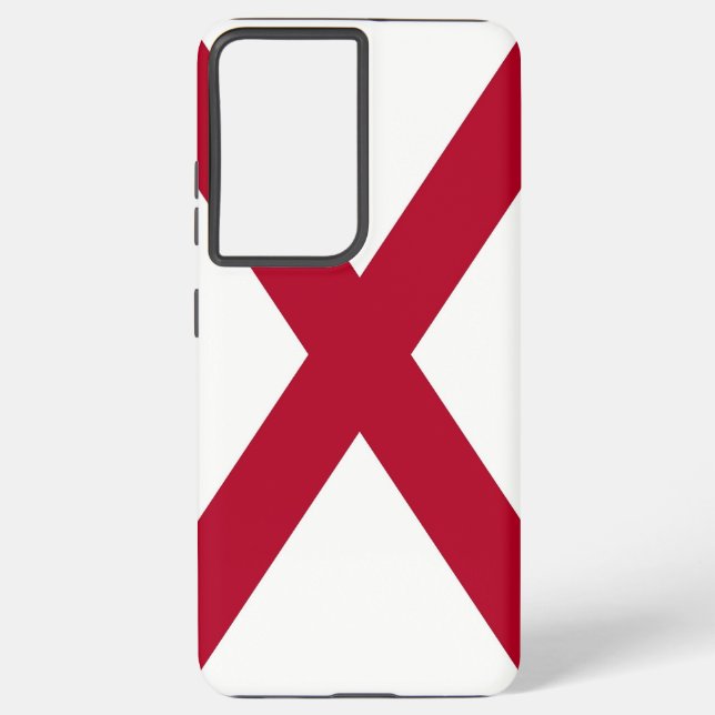 Samsung Galaxy S21 Ultra Coque Drapeau de l'Alabam (Verso)