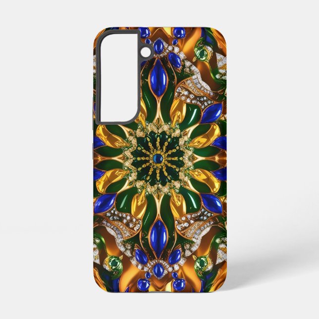 Samsung Galaxy S22 Coque avec couleurs brésilienne (Verso)