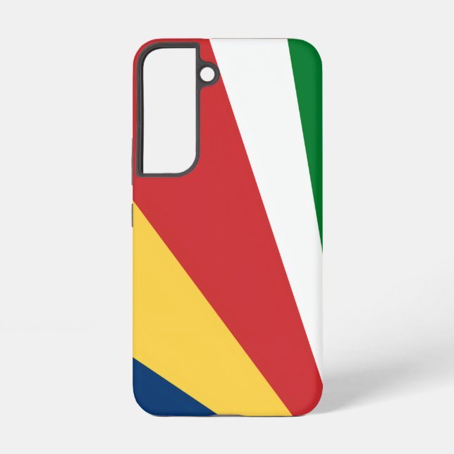 Samsung Galaxy S22 Coque avec couleurs seychellois (Verso)