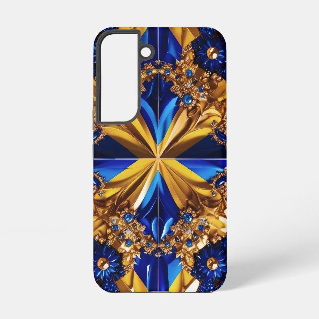 Samsung Galaxy S22 Coque avec couleurs Suède (Verso)