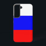 Samsung Galaxy S22 Coque Drapeau de la Russie<br><div class="desc">Elégant et élégant Samsung Galaxy S22 Coque avec drapeau de la Russie. Ce produit est personnalisable.</div>
