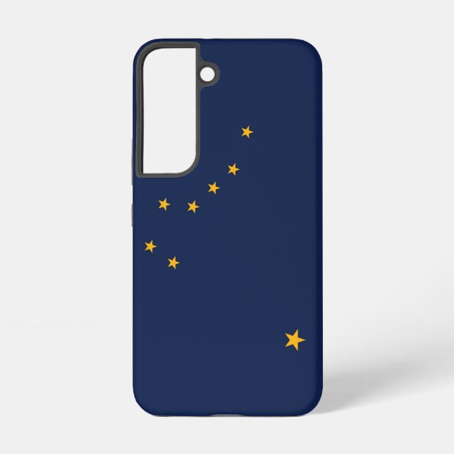 Samsung Galaxy S22 Coque Drapeau de l'Alaska, État (Verso)