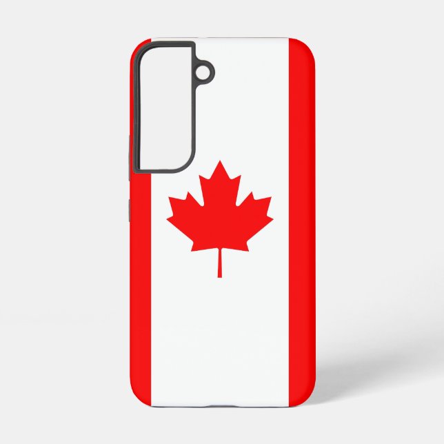 Samsung Galaxy S22 Coque Drapeau du Canada (Verso)