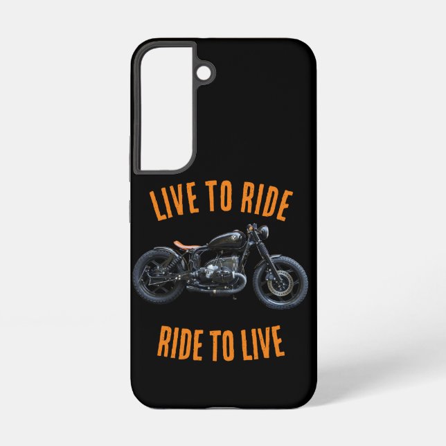 Samsung Galaxy S22 Live To Ride Motorcycle Coque (Verso)