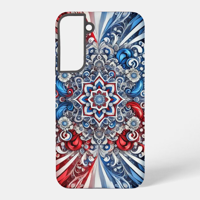 Samsung Galaxy S22 Plus Coque Couleurs françaises (Verso)