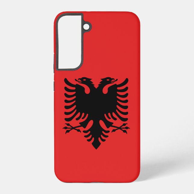 Samsung Galaxy S22 Plus Coque Drapeau de l'Albanie (Verso)