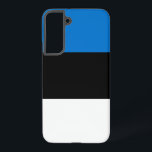 Samsung Galaxy S22 Plus Coque Drapeau de l'Estonie<br><div class="desc">Montrez votre fierté nationale tout en protégeant votre appareil avec ce Samsung Galaxy S22 Plus Coque avec le drapeau frappant de l'Estonie. Le design épuré et audacieux met en valeur le tricolore estonien emblématique - bleu, noir et blanc - qui symbolise le ciel, le sol et la poursuite de la...</div>