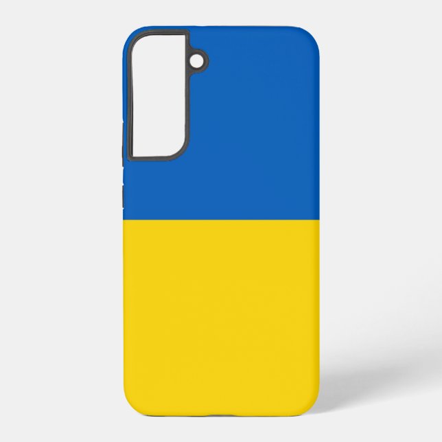 Samsung Galaxy S22 Plus Coque Drapeau de l'Ukraine (Verso)