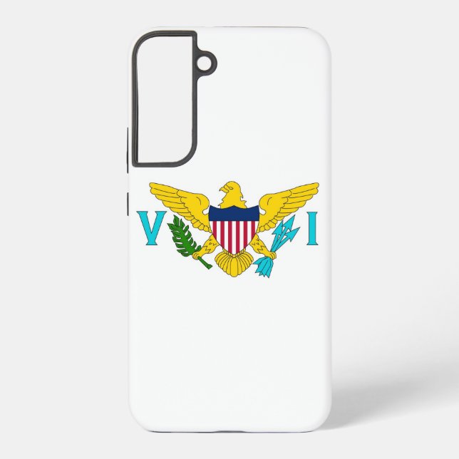 Samsung Galaxy S22 Plus Coque Drapeau de Virgin Is (Verso)