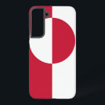 Samsung Galaxy S22 Plus Coque Drapeau du Groenland<br><div class="desc">Élevez le style de votre téléphone grâce à notre Coque Samsung Galaxy S22 Plus haut de gamme avec drapeau du Groenland, dont le design audacieux répond à une protection exceptionnelle. Inspiré par l'emblématique drapeau du Groenland, ce coque présente un mélange frappant de tons rouges et blancs qui symbolisent la culture...</div>