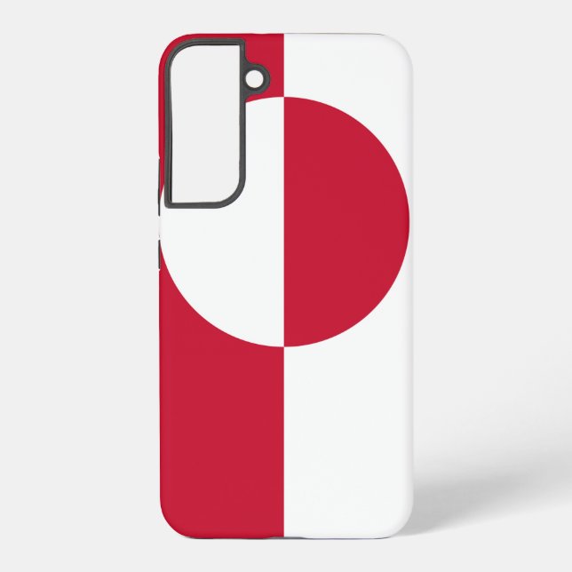 Samsung Galaxy S22 Plus Coque Drapeau du Groenland (Verso)