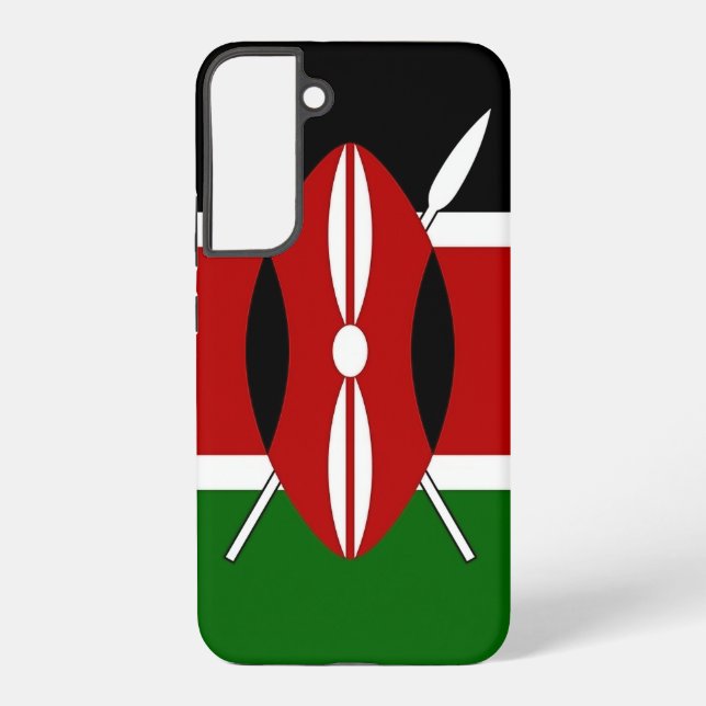 Samsung Galaxy S22 Plus Coque Drapeau du Kenya Des (Verso)