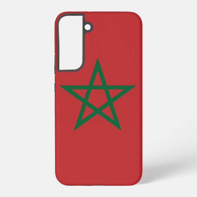Samsung Galaxy S22 Plus Coque Drapeau du Maroc (Verso)