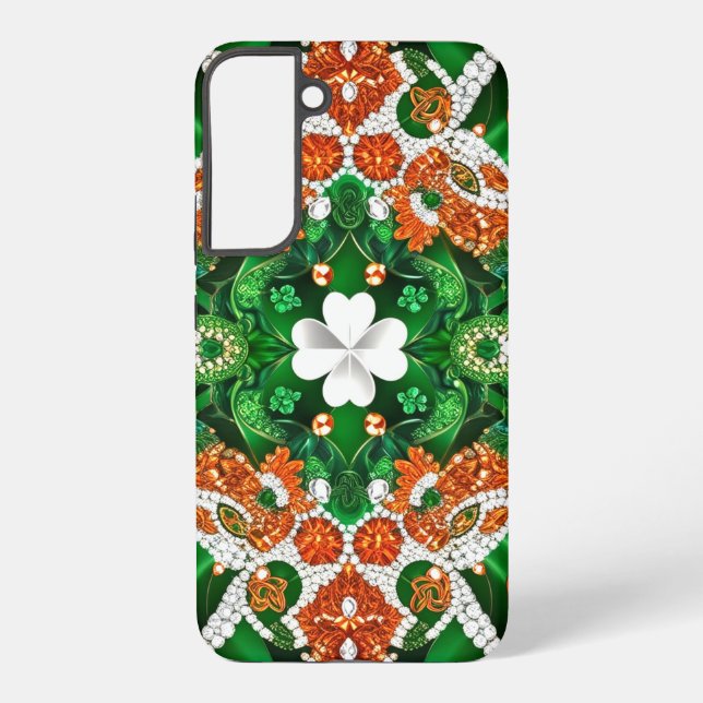 Samsung Galaxy S22 Plus couleurs irlandaises Coque (Verso)
