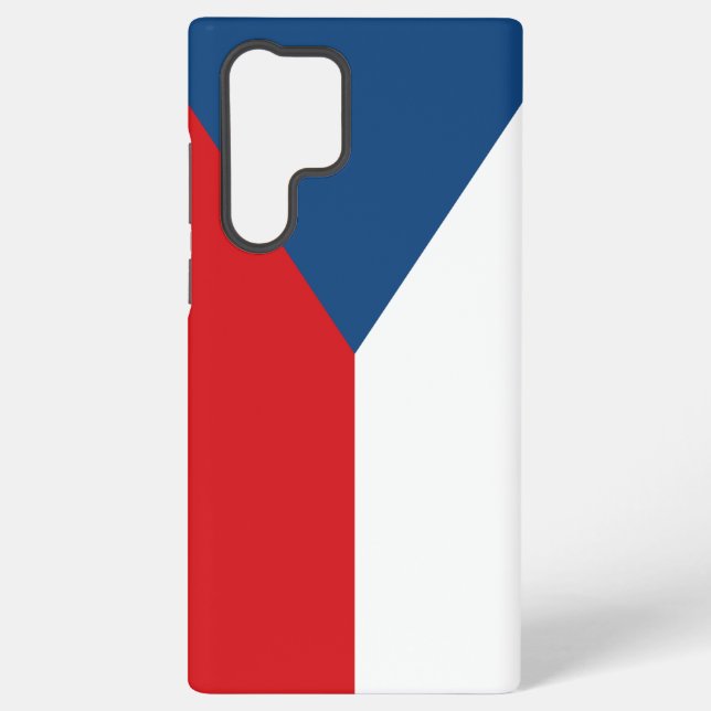 Samsung Galaxy S22 Ultra Coque avec drapeau Czechi (Verso)