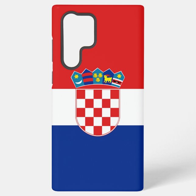 Samsung Galaxy S22 Ultra Coque avec drapeau de Cro (Verso)