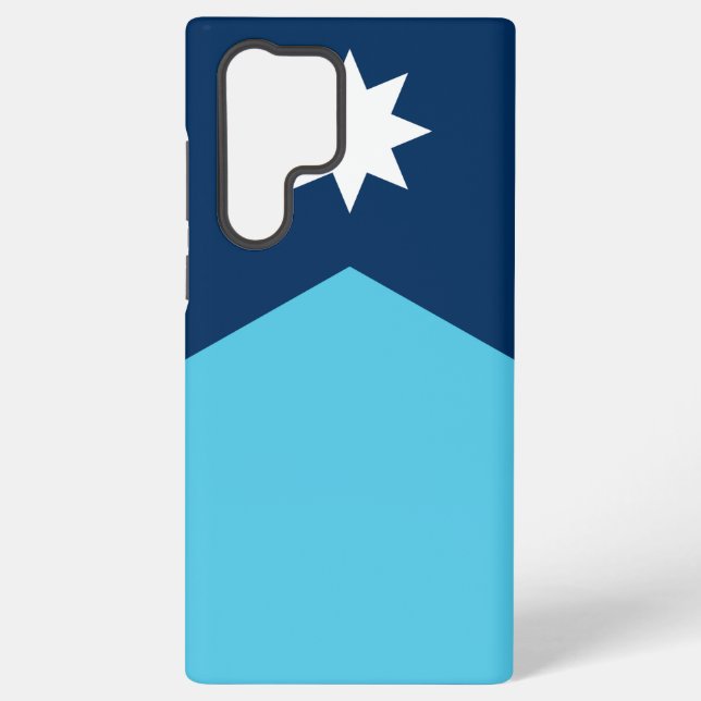 Samsung Galaxy S22 Ultra Coque avec drapeau du Min (Verso)