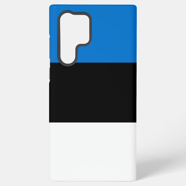 Samsung Galaxy S22 Ultra Coque avec drapeau Estoni (Verso)