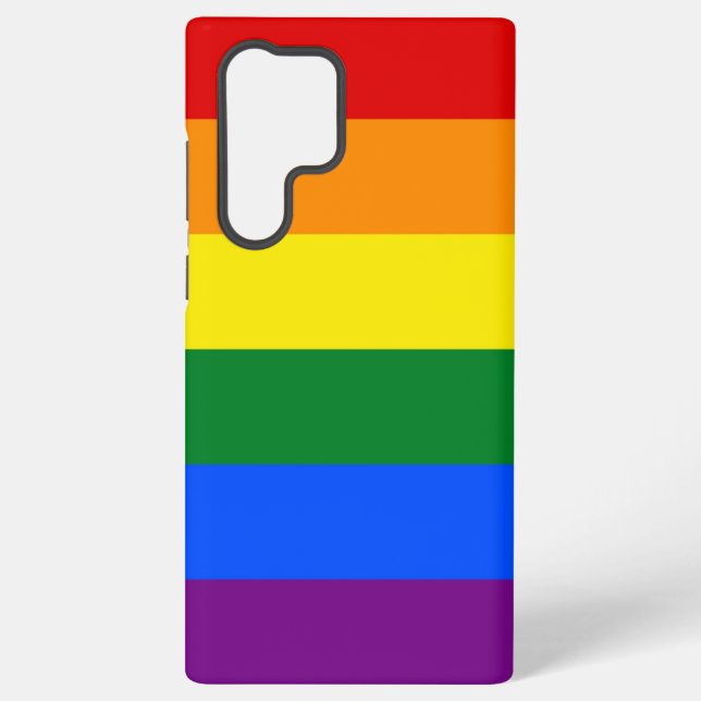 Samsung Galaxy S22 Ultra Coque avec drapeau LGBT (Verso)