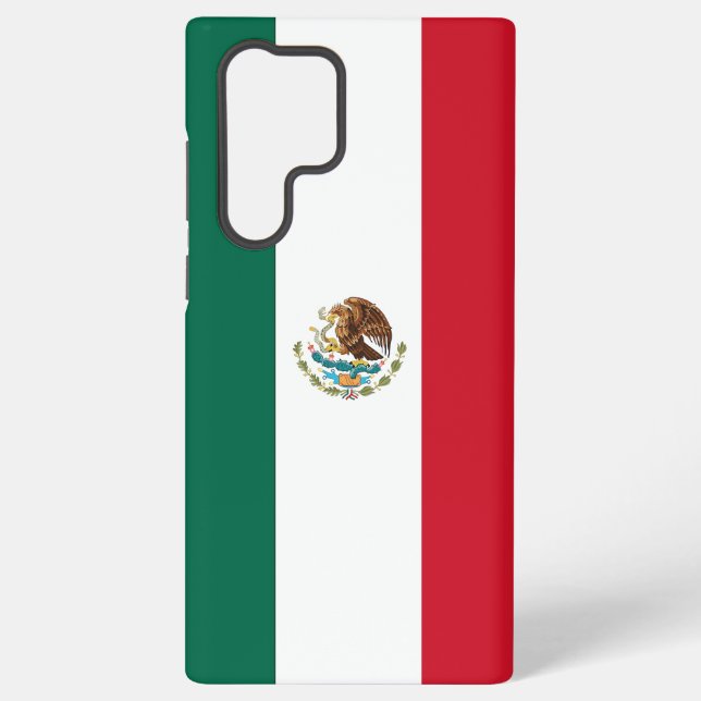 Samsung Galaxy S22 Ultra Coque avec drapeau mexica (Verso)