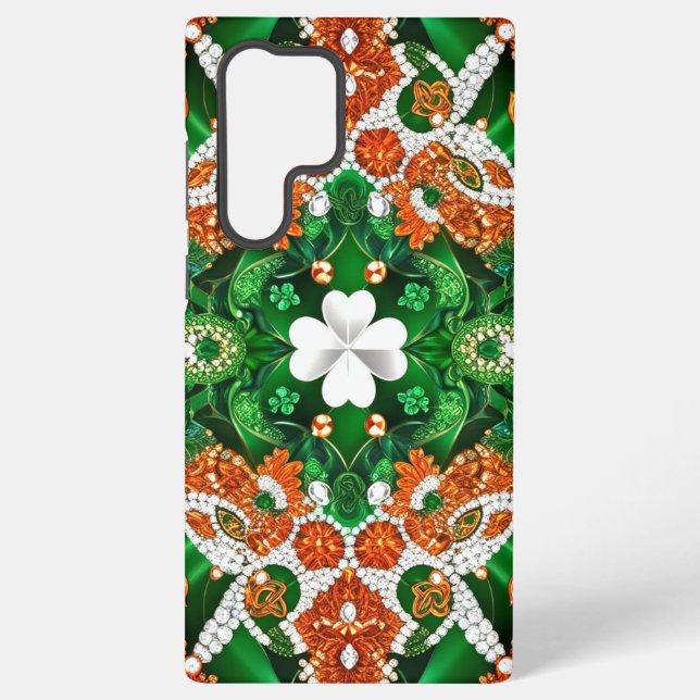 Samsung Galaxy S22 Ultra Coque Couleurs irlandaise (Verso)