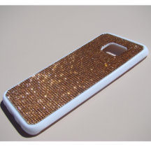 Samsung Galaxy S7 Edge en caoutchouc avec cristaux