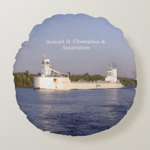 Samuel D. Champlain & coussin de ronde Innovation