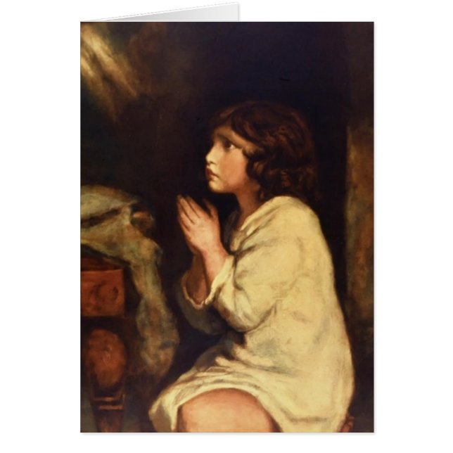 Samuel infantile à la prière par Joshua Reynolds (Devant)