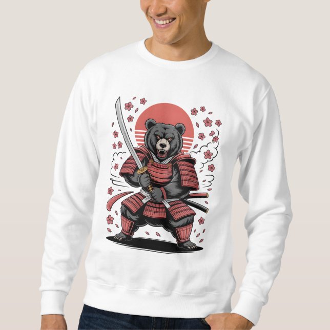Samurai Bear Sweatshirt de base (Devant)