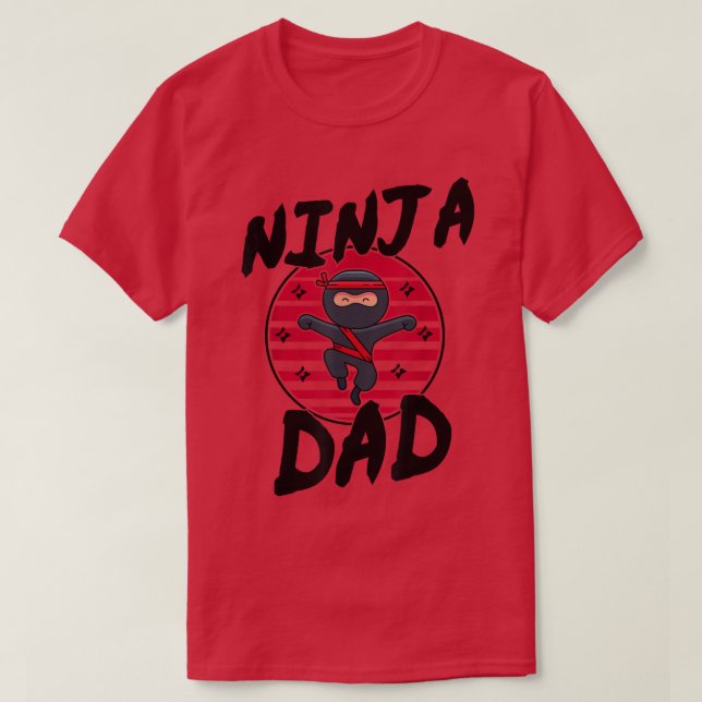 Samurai - Father Ninja Dad T-Shirt Copy Copy Copy  (Design devant)