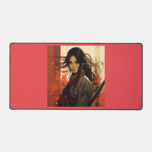 samurai femme manga japonaise dessin animé