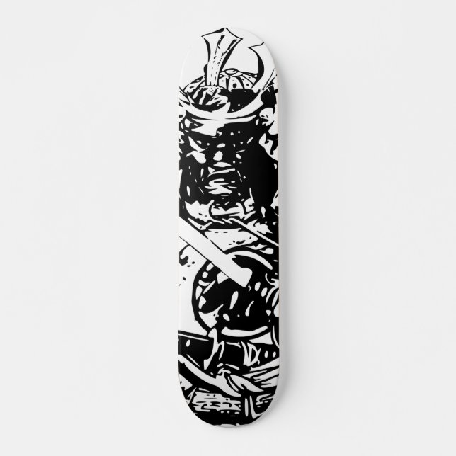 samurai　japan skateboard deck (Devant)