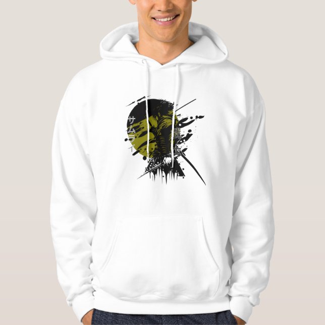 Samurai Ninja Anime Streetwear sweat - shirt à cap (Devant)