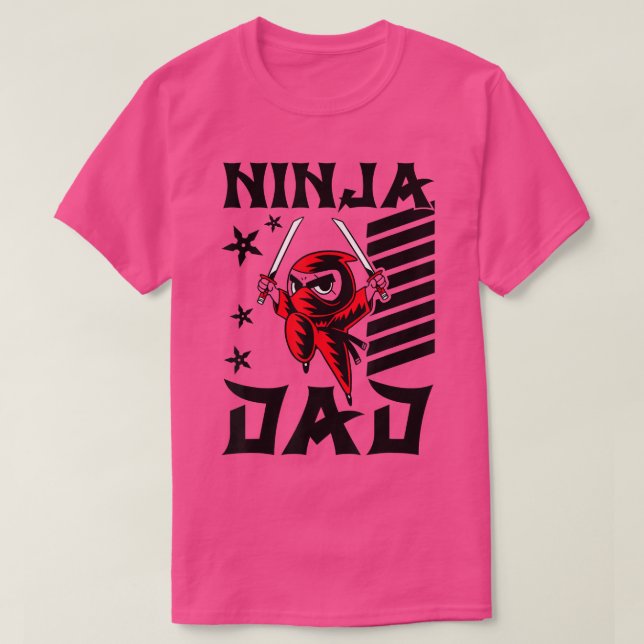 Samurai - Père Ninja Papa T-shirt Copier Copier Co (Design devant)