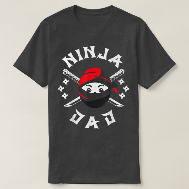 Samurai - Père Ninja Papa T-shirt Copier Copier Co (Design devant)